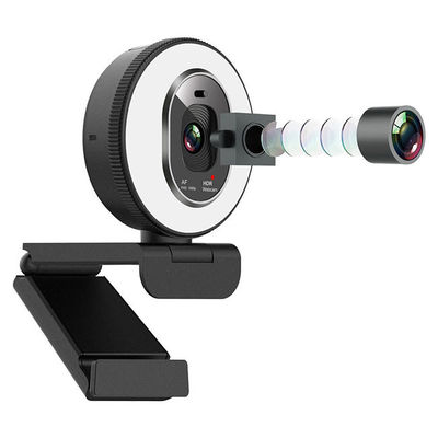 Spiel-Webcam-bedienungsfertige Web-Kamera der automatischen Scharfeinstellung FHD 1080p mit hellem Ring