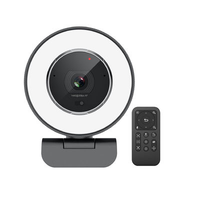 Webcam 5X Digital 2K Zoomable mit der Fernbedienung errichtet in der Privatleben-Abdeckung