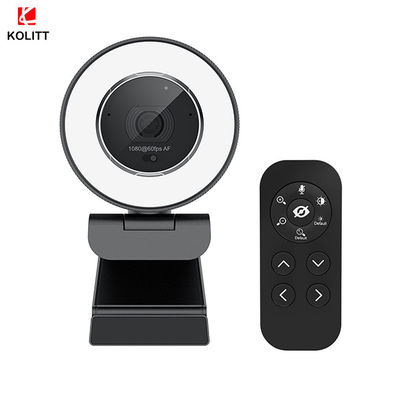 Kompaktes Webcam des Schönheits-Filter-Webcam-1080P 60FPS mit hellem Ring