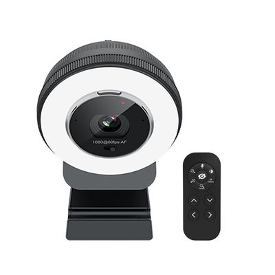 LAPTOP-Webcam des Strom-C24 Fernsteuerungsdes nocken-1080P 60FPS mit Ring Light