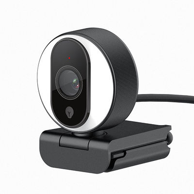 Doppeldes mikrofon-C21 Code Ring Light Schönheits-Filter-des Webcam-720P 60FPS H.264