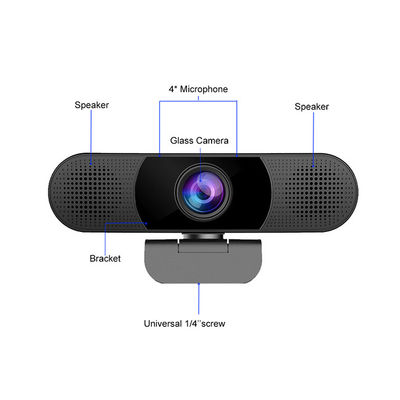 Videowebcam 1080P HD, Konferenzsaal-Kamera-System mit 4 Mikrophonen