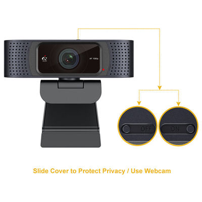 Kamera USB HD PC 1080P 30FPS CMOS, das Webcam mit Privatleben-Abdeckung strömt