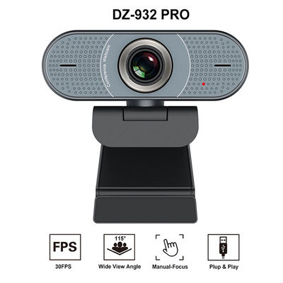 Manuelle Teams der Fokus-Netz-Strom-Kamera-1080P, die Webcam mit Mic For-PC treffen