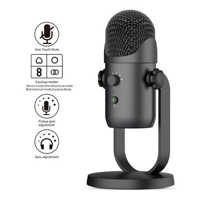 Strömen des Kondensatores Mic, gepodcastetes notierendes Mikrofon 48Khz USB Desktop