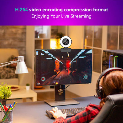 Arbeitsplatzrechner USB-Web-Kamera 1080P 30FPS Live Streaming Camera