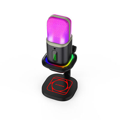 CER Spiel USB-Mikrofon, Indikator PC Kondensator-Mic With Quick Mutes RGB