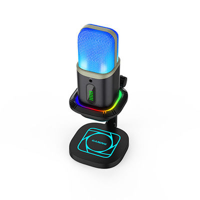 CER Spiel USB-Mikrofon, Indikator PC Kondensator-Mic With Quick Mutes RGB