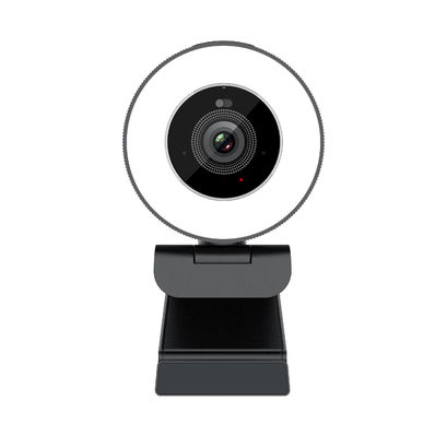 1080P drehbares Webcam, Webcam automatischer Scharfeinstellung 4K UHD mit Ring Light