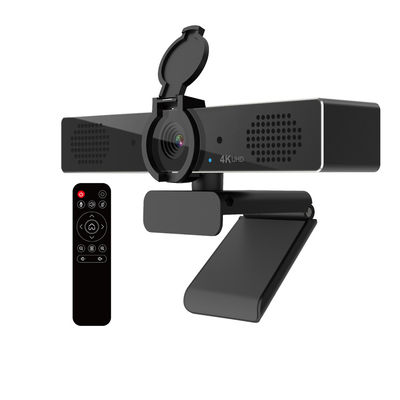 4K-Ultra-HD-Webcam mit festem Fokus und 120-Grad-Ansichtswinkel, integriertes Mikrofon/Lautsprecher