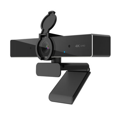 4K-Ultra-HD-Webcam mit festem Fokus und 120-Grad-Ansichtswinkel, integriertes Mikrofon/Lautsprecher